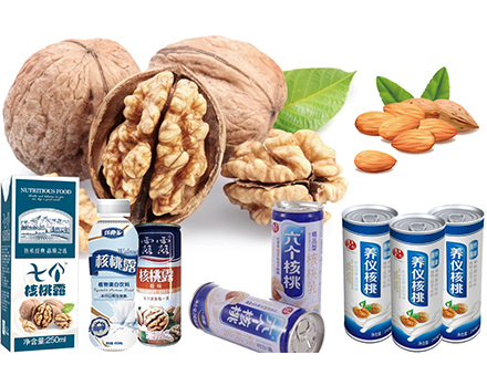 花生核桃乳饮料加工生产线